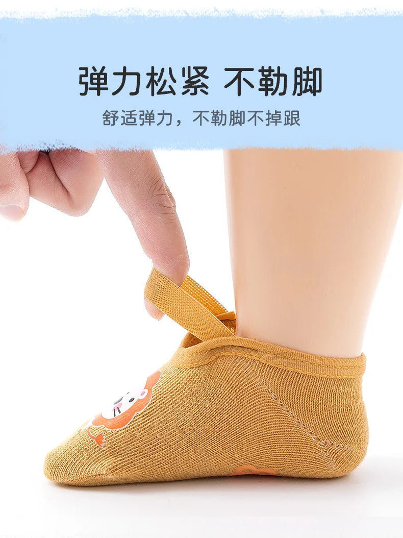 Baby Floor Socks Summer Thin Infant Toddler Socks Breathable Soft-soled Shoes Early Education Socks Indoor Anti-slip Insulation