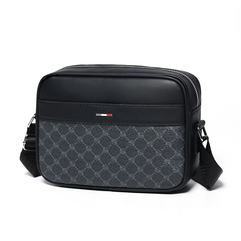 Designer Leather Crossbody Bag for Men Bags New Luxury Brand Casual Man Messenger Bag Fashion Male Bag Sling Pack Shoulder Bags