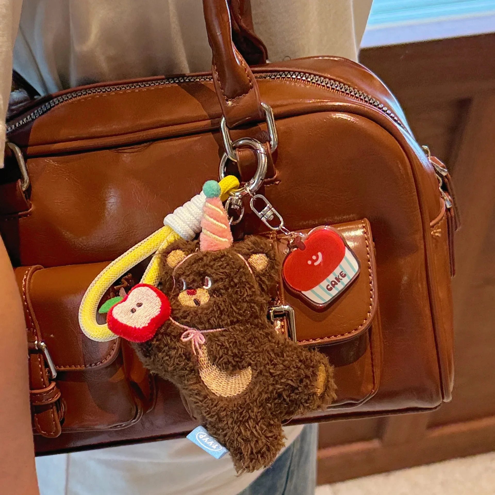 Lovely  Pet Doll Pendant Backpack Keychain Versatile Pendant Girlfriend Couple Small Gift 2025