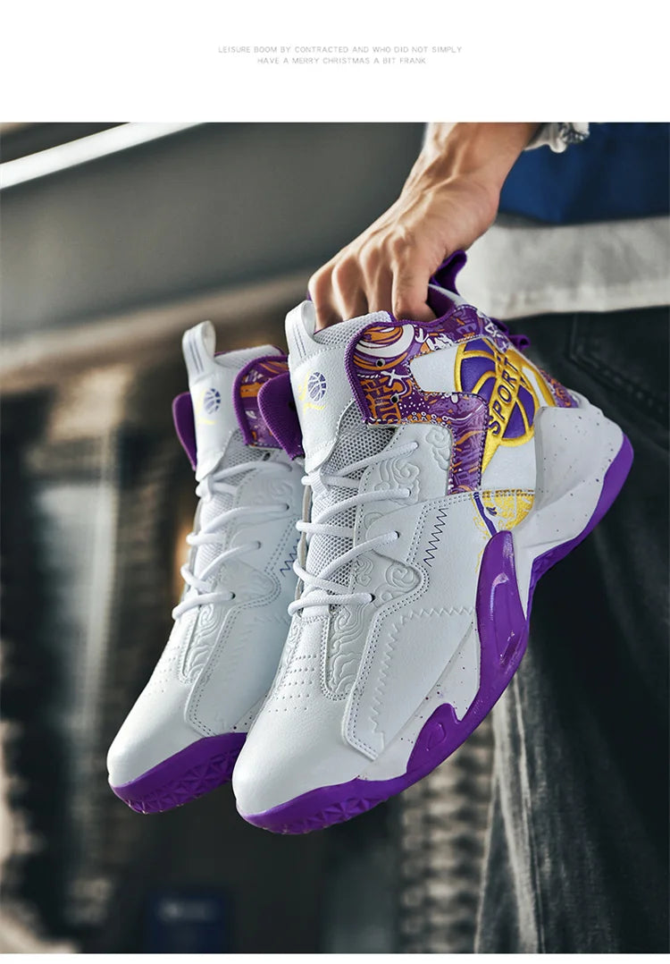 Men's Basketball Shoes Street Basketball Designer Sports Shoes High Quality Sneakers Shoes for Male Cushioning Hombre Zapatillas