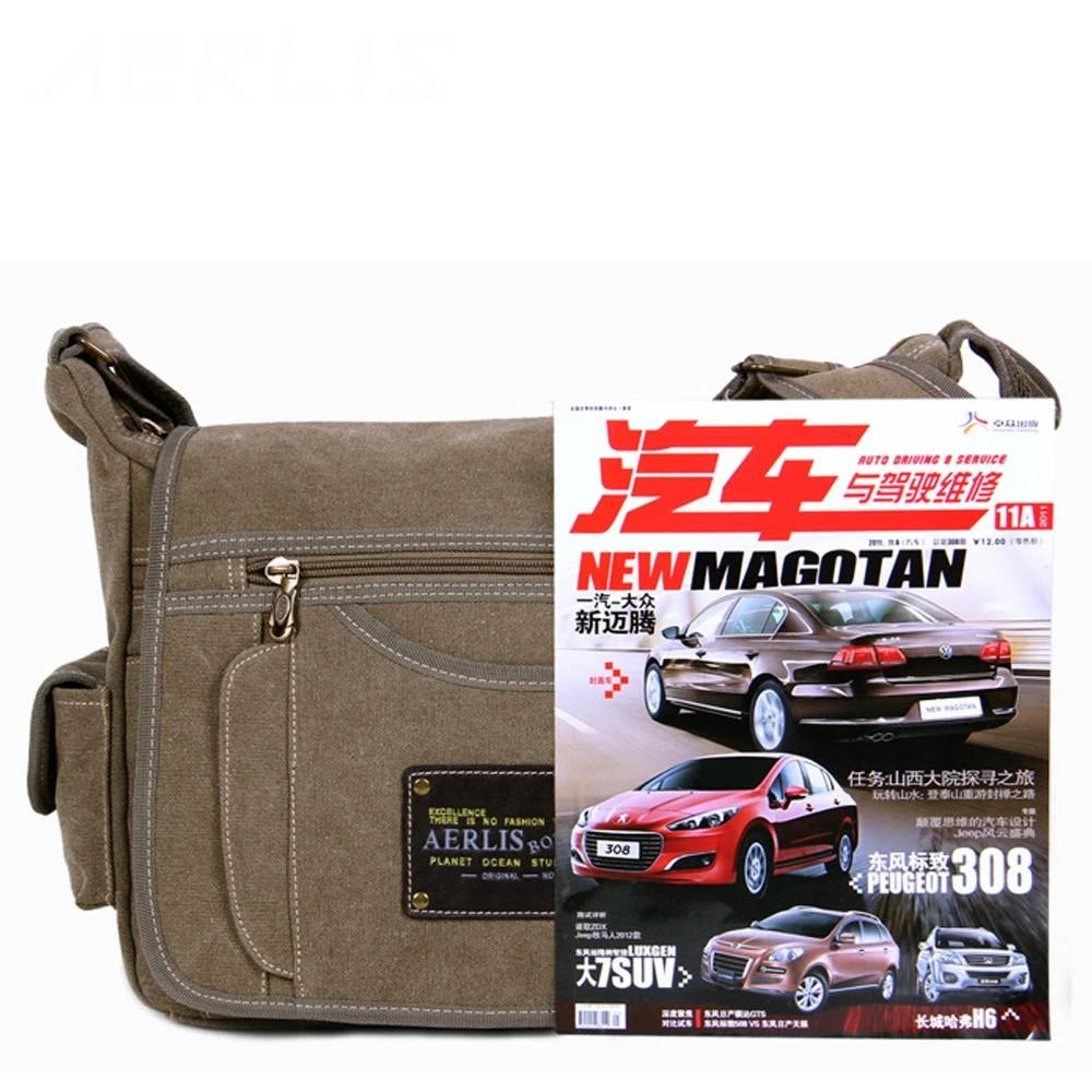 Men's Vintage Canvas Bag Men Casual Crossbody Bag For Men Messenger Bag Man Travel Shoulder Bags Bolsa Masculina High Quality
