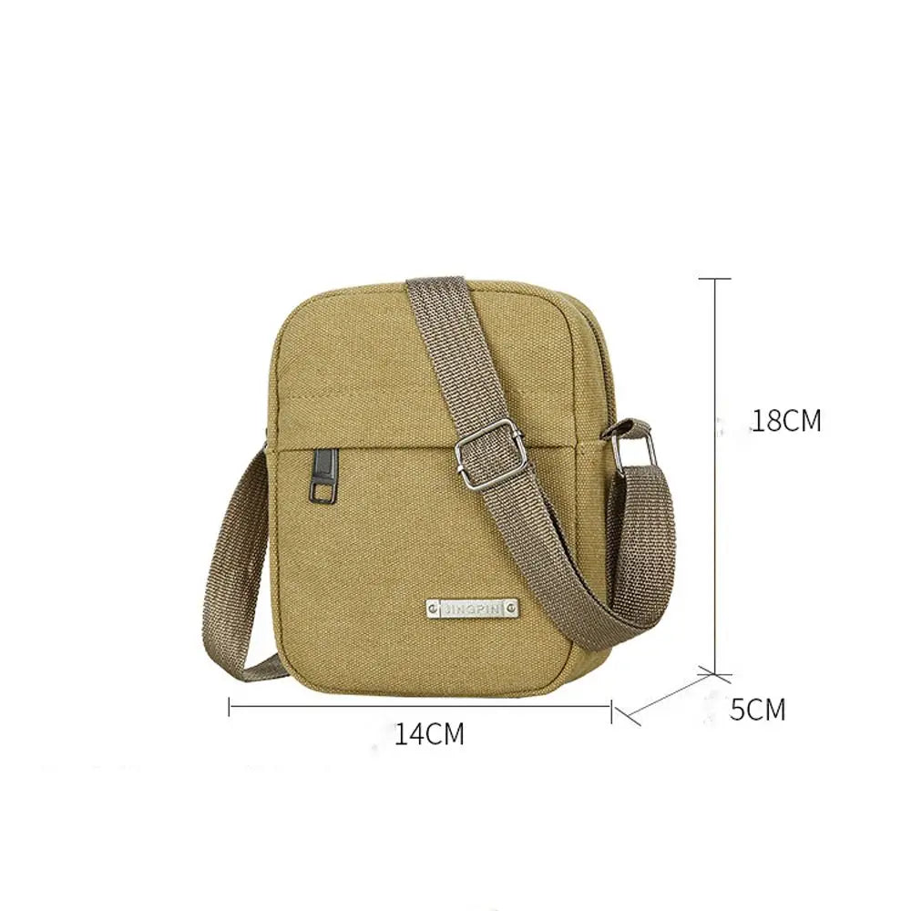 High Quality Shopping Phone Small One-Shoulder Handbag Man Bag Crossbody Bag Canvas Bag Backpack