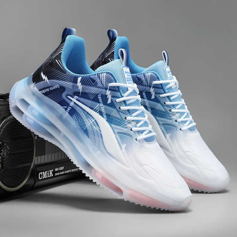 Men's Fashionable Basketball Shoes, with Air Cushioning, Comfortable and Non-Slip, Breathable and Shock-Absorbing,