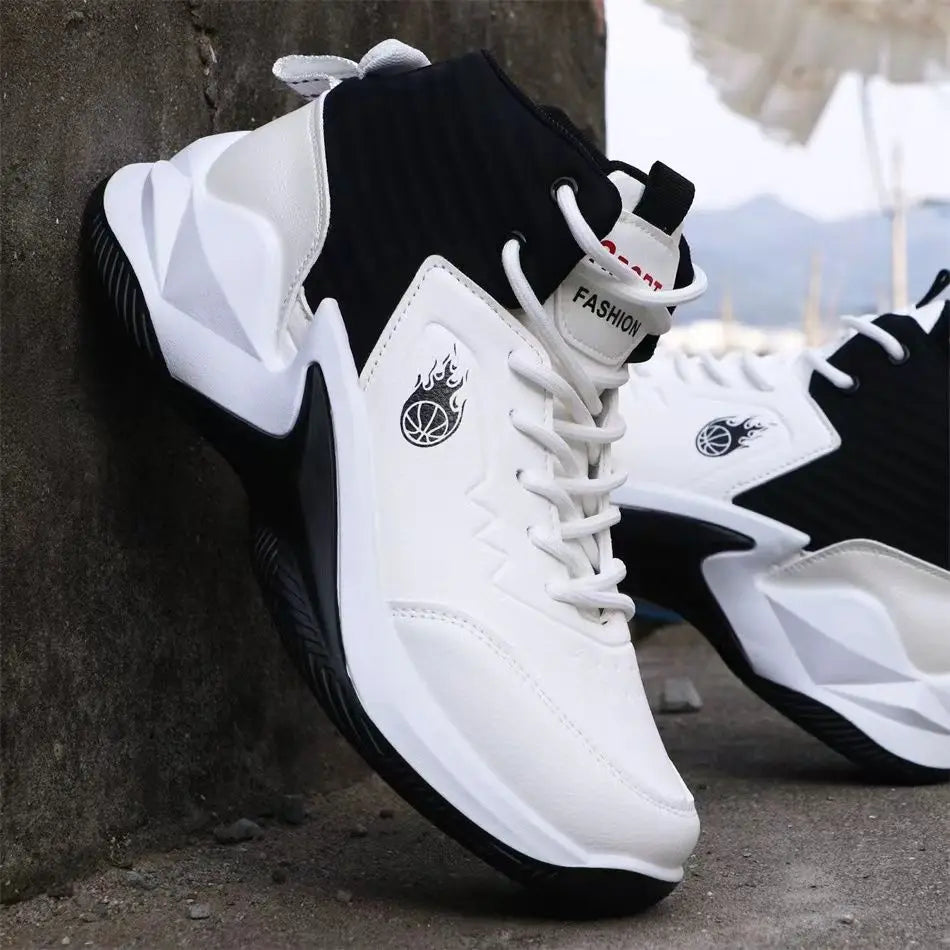 Basketball Shoes For Men High-Top Sneakers Men Outdoor Breathable Non-Slip Athletic Fashion Tennis Sport Shoes Male Zapatillas