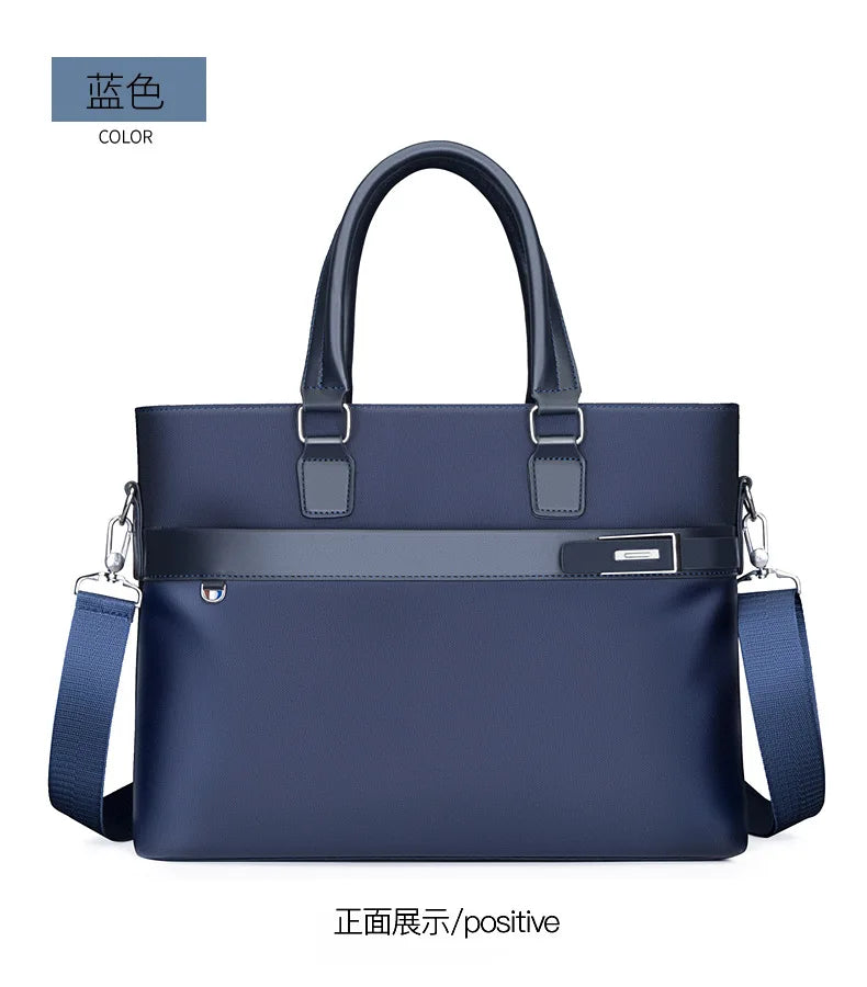 Men's Handbag Business Travel Crossbody Laptop Bag Large Capacity Commuting Office Shoulder Bag
