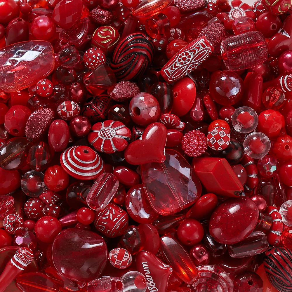 20g/lot Mixed Bowknot Beads Star Heart Butterfly Acrylic Spacer Bead for Jewelry Making DIY Bracelets Necklace Accessories
