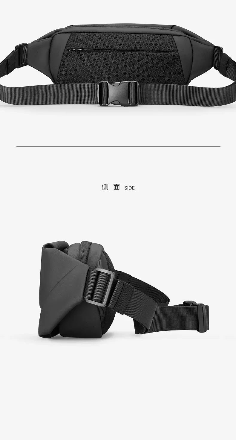 Mark Ryden Men's handbag Man Belt Pouch Sports  Casual Cycling Small Waist Pack Crossbody Bag Shoulder Bag Men's Crossbody Chest
