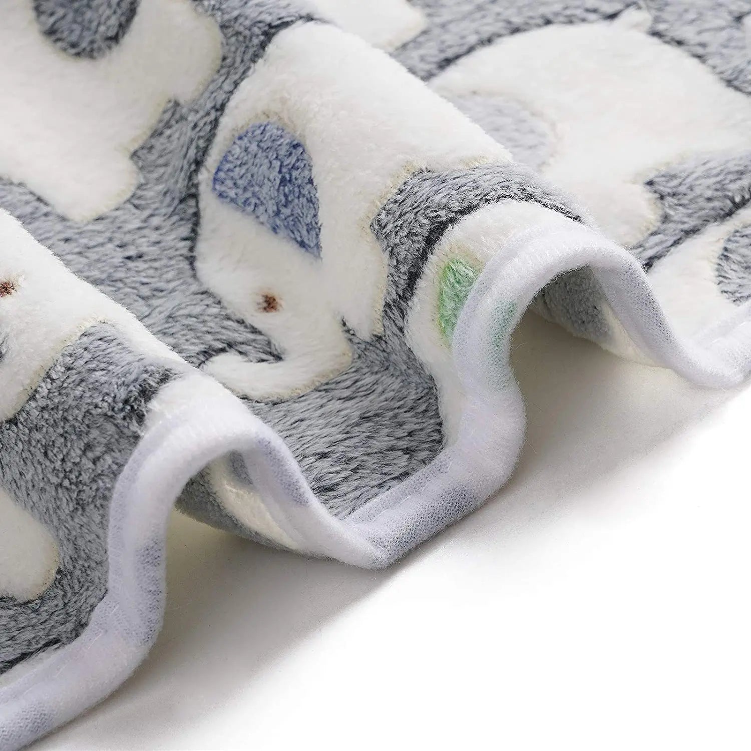 ✅ Cute Elephant Baby Blanket – Soft Coral Fleece Swaddle & Stroller Blanket