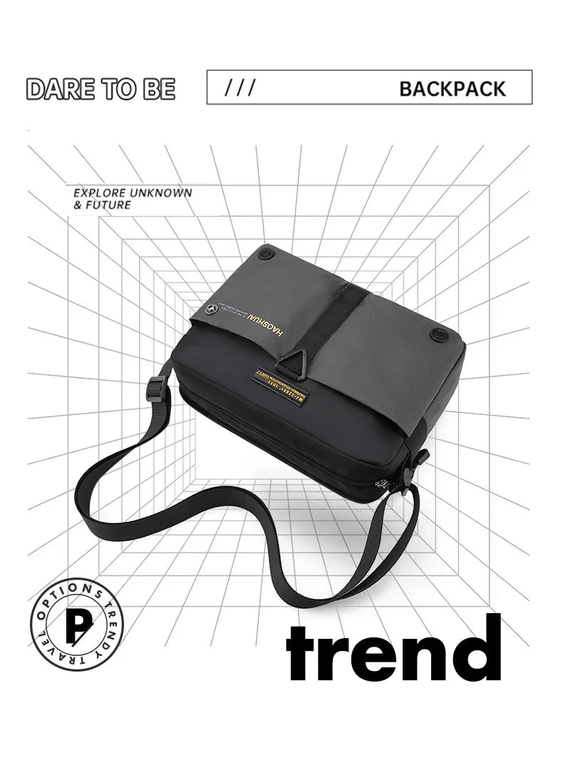 2025 New Men Messenger Bag Waterproof Nylon Small Satchel Shoulder bag Casual Travel Crossbody bags For Male Belt Handbag Man 가방