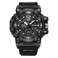 LIGE Fashion Sport Watches Men Shock Resistant 50M Waterproof Wristwatch LED Alarm Multi-function Watch Clock Military Men Watch
