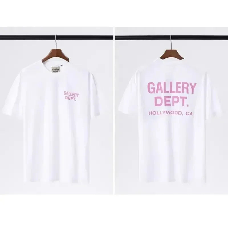 2026 New Hot Fashion Cotton High Quality T-shirt Men's Hip Hop Letter Printed T-shirt Summer Plus Size Top Shirt Street Clothing