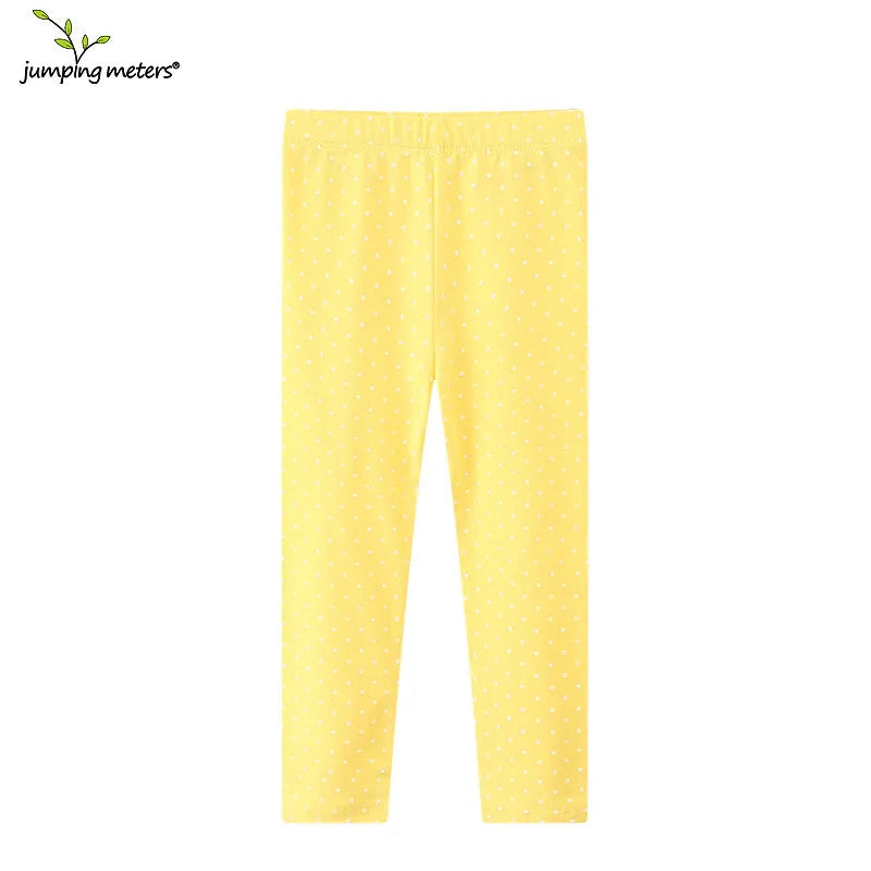 Jumping Meters 2-7T Hot Selling Striped Baby Girls Leggings Pants Kids Skinny Trousers Full Length Pants