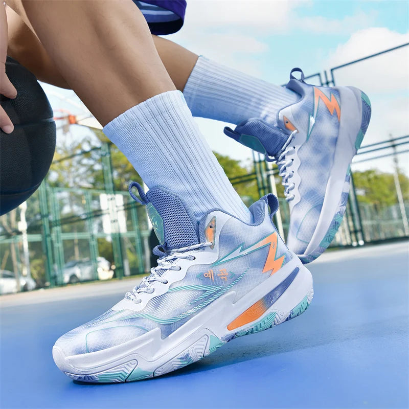 New Men Basketball Shoes Original Breathable Comfortable Non-Slip Training Sports Basketball Sneakers Shoes zapatillas hombre