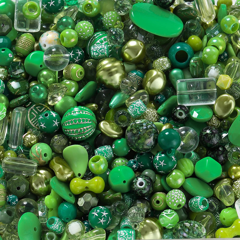20g/lot Mixed Bowknot Beads Star Heart Butterfly Acrylic Spacer Bead for Jewelry Making DIY Bracelets Necklace Accessories