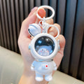 Cute Bear Bag Small Night Light Keychains Kawaii Bags Hang Web Celebrity Atmosphere Light Key Chain