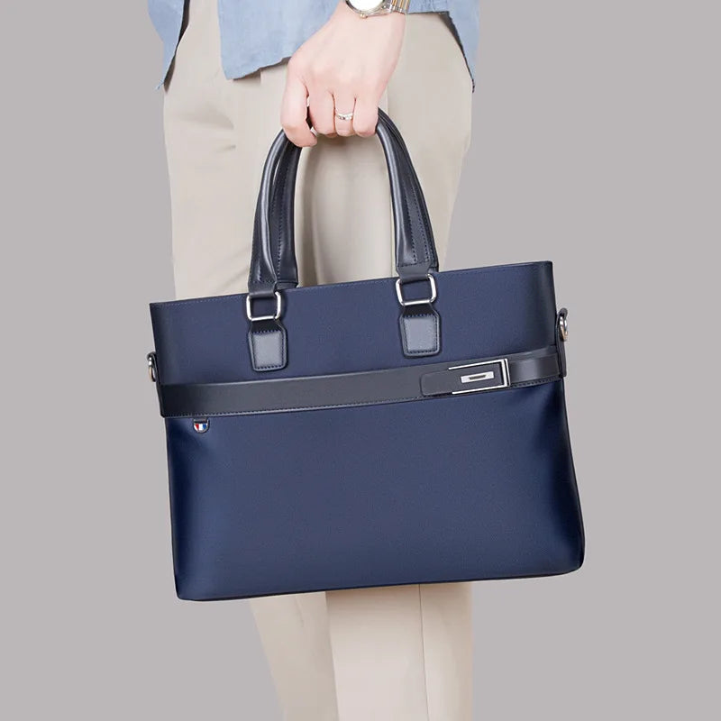 Men's Handbag Business Travel Crossbody Laptop Bag Large Capacity Commuting Office Shoulder Bag