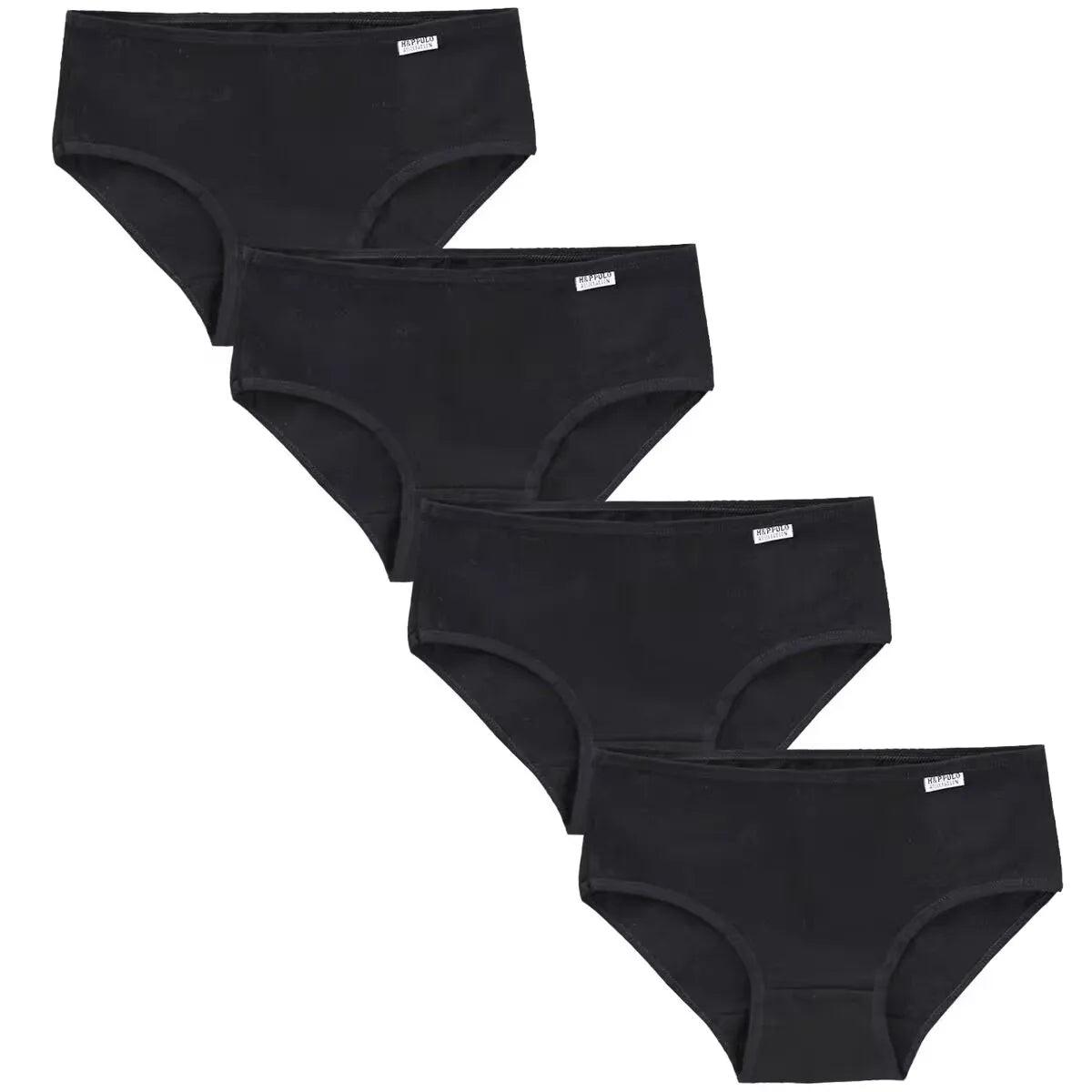 4Pc Teens Teenage Panties Kids Underwear Children Cotton Kids Girls Solid Color Puberty 10-16years