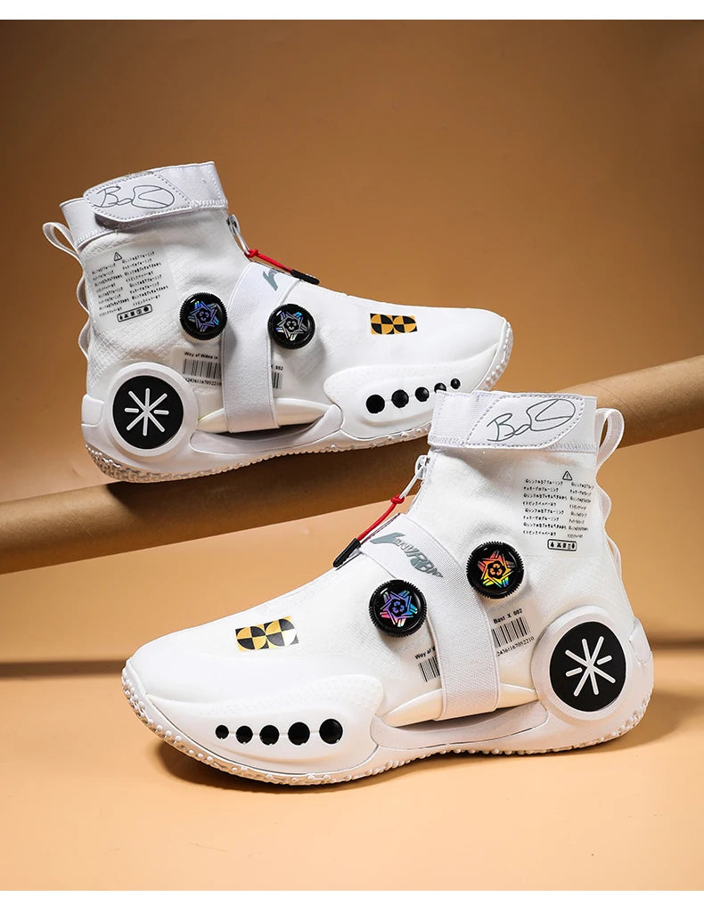 Men's Basketball Shoes Breathable Cushioning Non-Slip Wearable Runing Shoes Gym Training Athletic Basketball Sneakers for Women