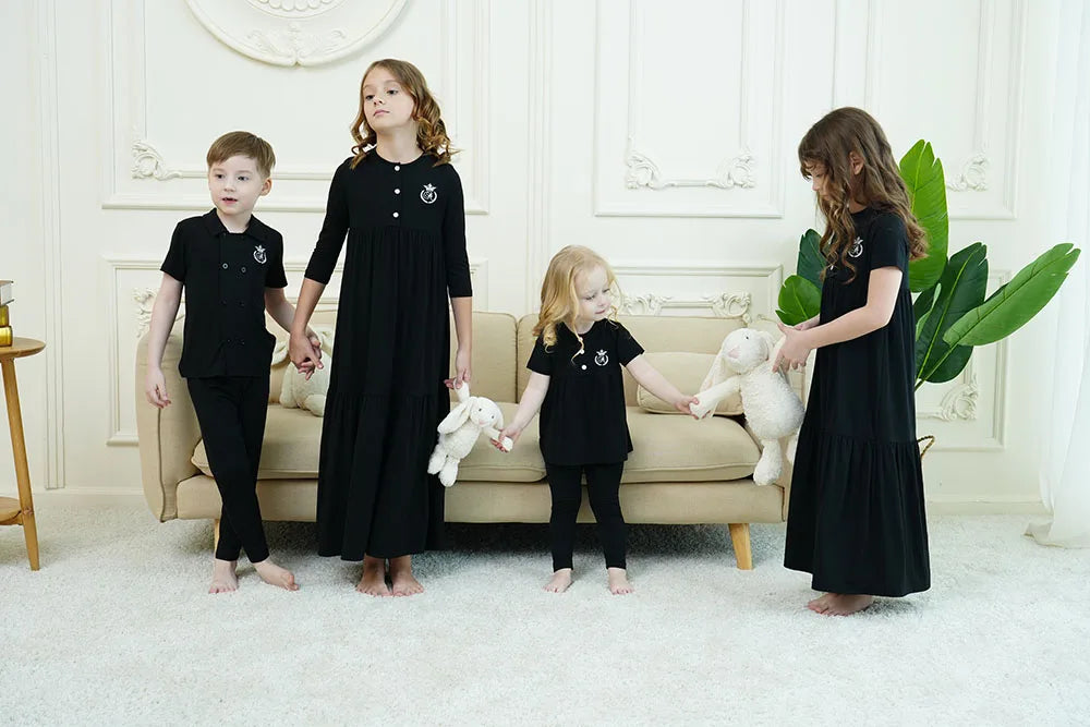 AP SS25 Friday Collection Girls Maxi Dress Embroidery Baby Romper Boys Clothing Set High Quality