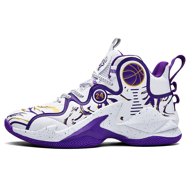 Men Basketball Shoes Fashion Flat Outdoor Sports Sneakers Trendy Professional Training 2025 New Basketball Boots for Man