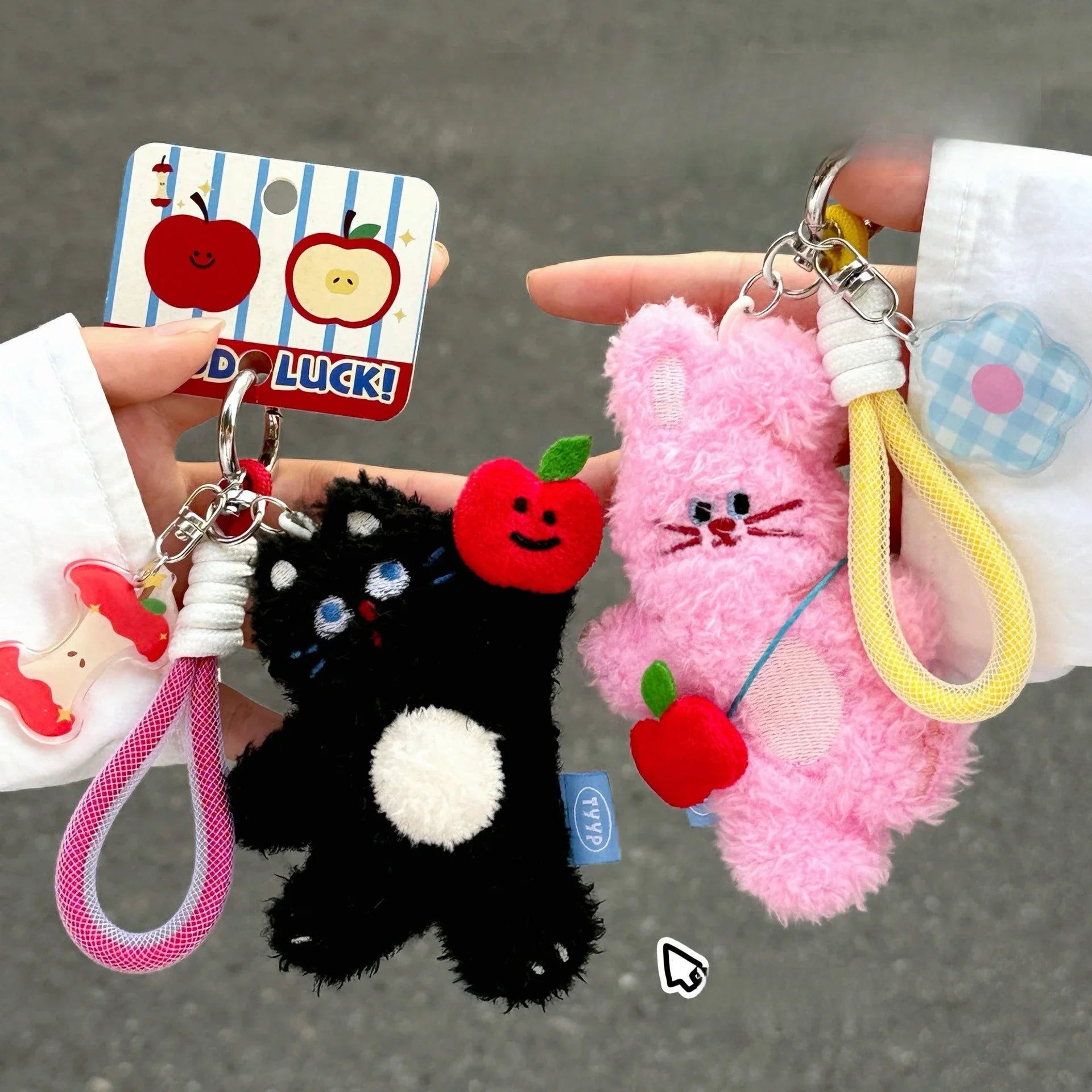Lovely  Pet Doll Pendant Backpack Keychain Versatile Pendant Girlfriend Couple Small Gift 2025