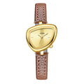 Luxury Design: Unusual Watch with Triangular Fashion and Sophisticated Style Fashionable Quartz Stainless Steel Watch Gift