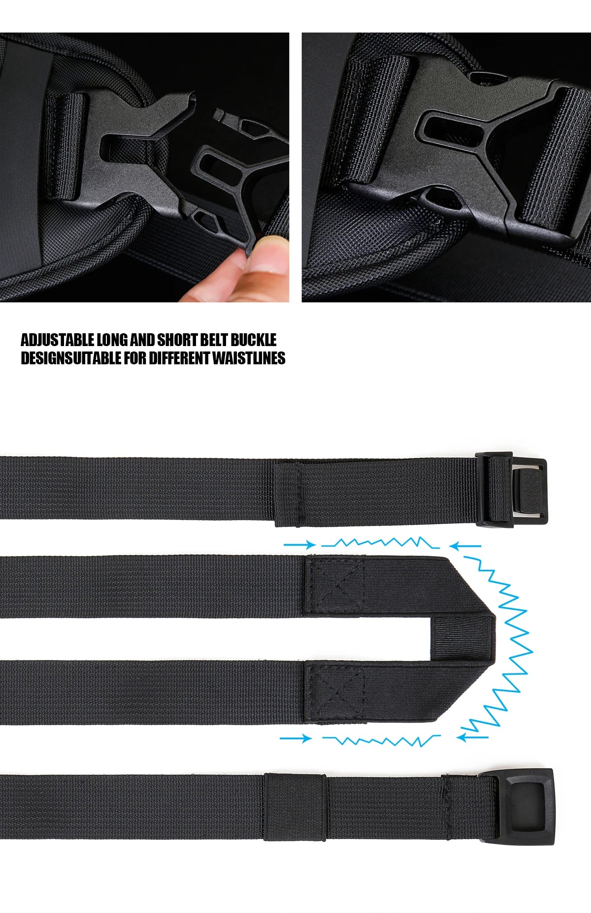 WILD MAN Motorcycle Leg Bag for Men - Riding Waist Bag, Biker Motorcycle Hard Shell Bag, Sports Messenger Bag, Travel Equipment