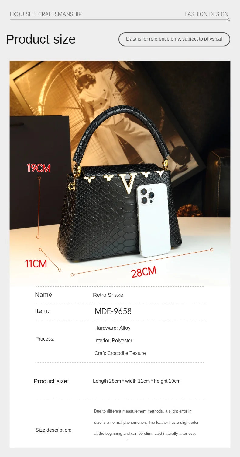 fashionable and versatile handbag with a high-end feel. It's a niche bag for middle-aged moms to carry diagonally