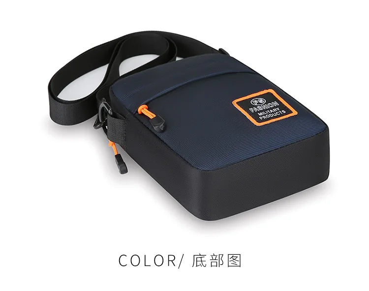 Men's Business Shoulder Bag Casual Man's Messenger Bag Durable Male Handbag Waterproof Oxford Cloth Bag Mini Mobile Phone Bags