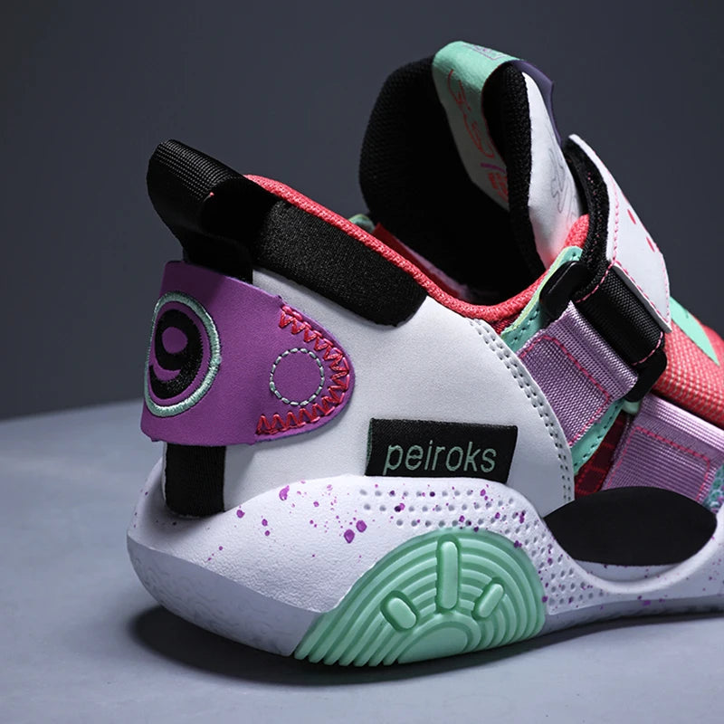 Children's Basketball Shoes For Boys Girls Non-slip Kids Sport Shoes Lightweight Outdoor Sneakers Trainers Footwear Comfortable