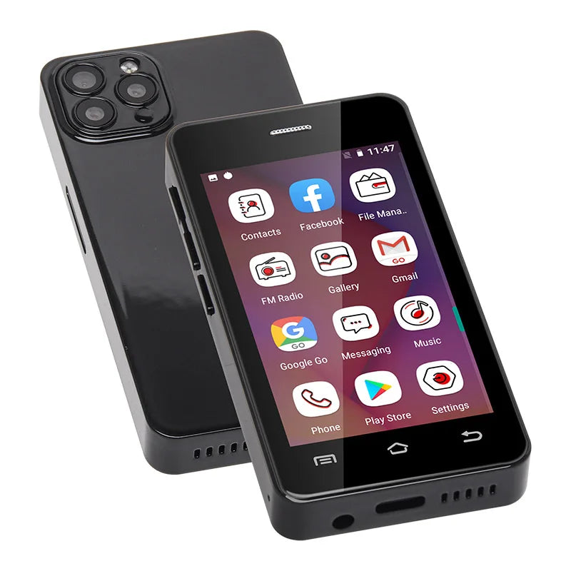 Melrose S9 Pro Super Mini Phones 3Inch Ultra Slim Quad Core 2GB+16GB Mobile Phone 5MP 1000mAh 3G Compact Mini Smartphone Android