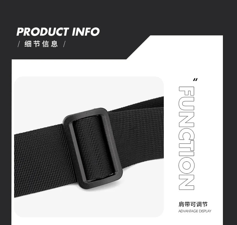 2025 New Men Messenger Bag Waterproof Nylon Small Satchel Shoulder bag Casual Travel Crossbody bags For Male Belt Handbag Man 가방