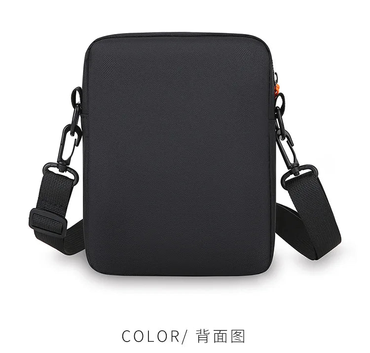 Men's Business Shoulder Bag Casual Man's Messenger Bag Durable Male Handbag Waterproof Oxford Cloth Bag Mini Mobile Phone Bags