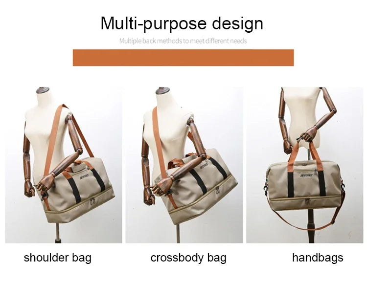 Sports handbag,fitness bag,expandable travel bag with large capacity.Perfect for gym,weekend trips,and carry-on,and versatile.