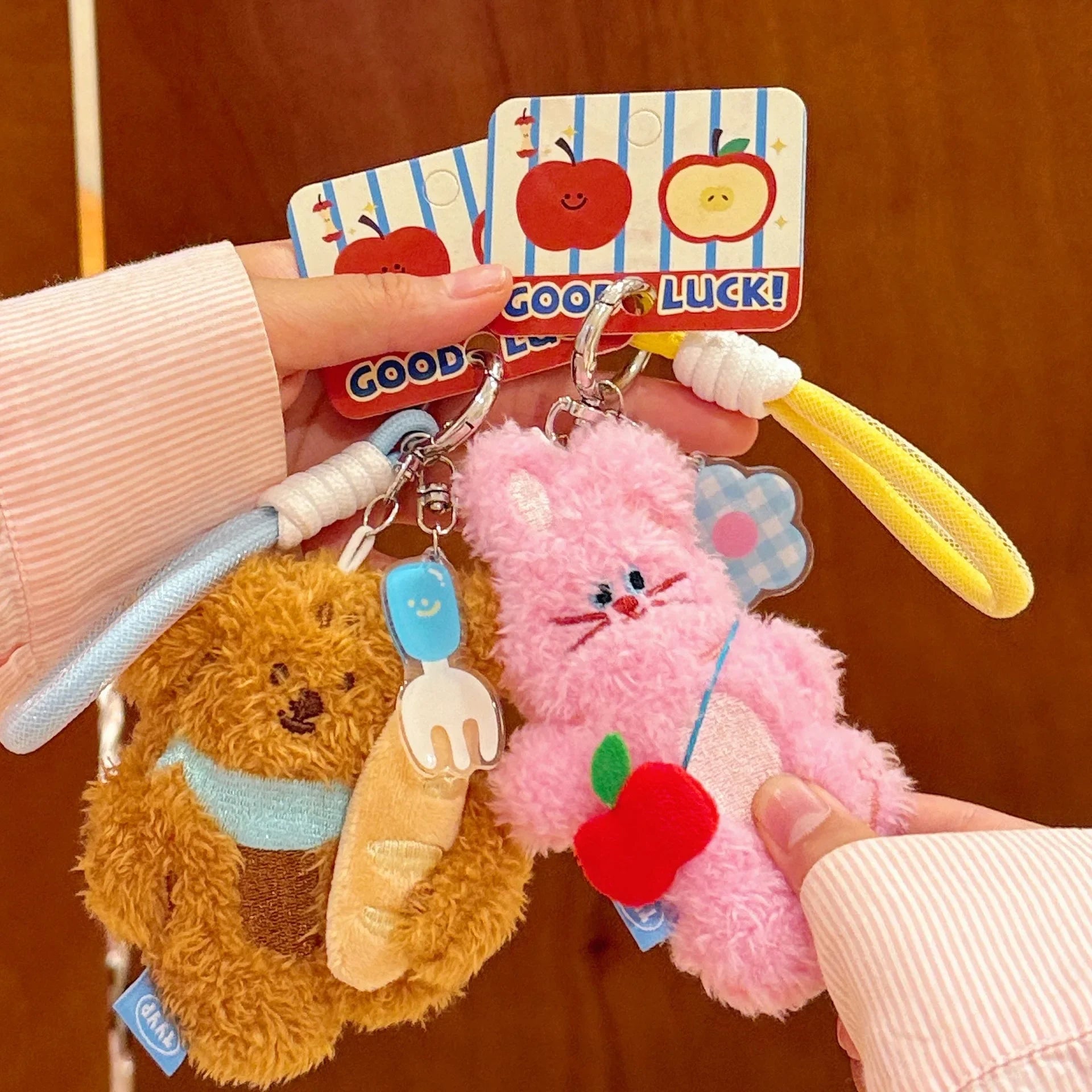 Lovely  Pet Doll Pendant Backpack Keychain Versatile Pendant Girlfriend Couple Small Gift 2025
