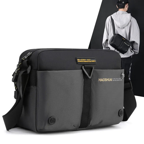 2025 New Men Messenger Bag Waterproof Nylon Small Satchel Shoulder bag Casual Travel Crossbody bags For Male Belt Handbag Man 가방
