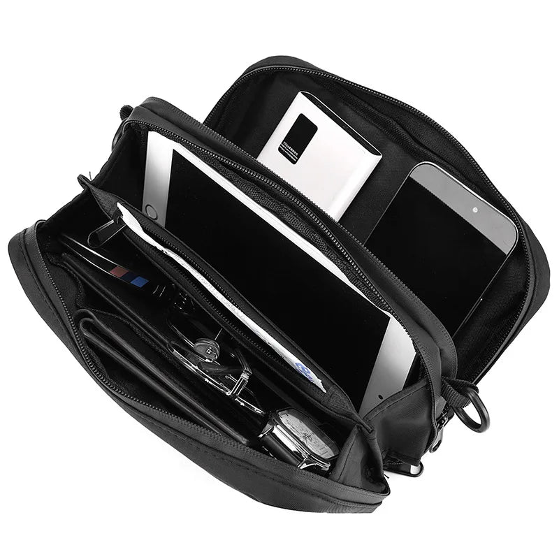 Small Crossbody Bag Men's Shoulder Bags Nylon Strap Handbag Man Waterproof Fanny Pack Handbag Luxury Designer Bags Sling