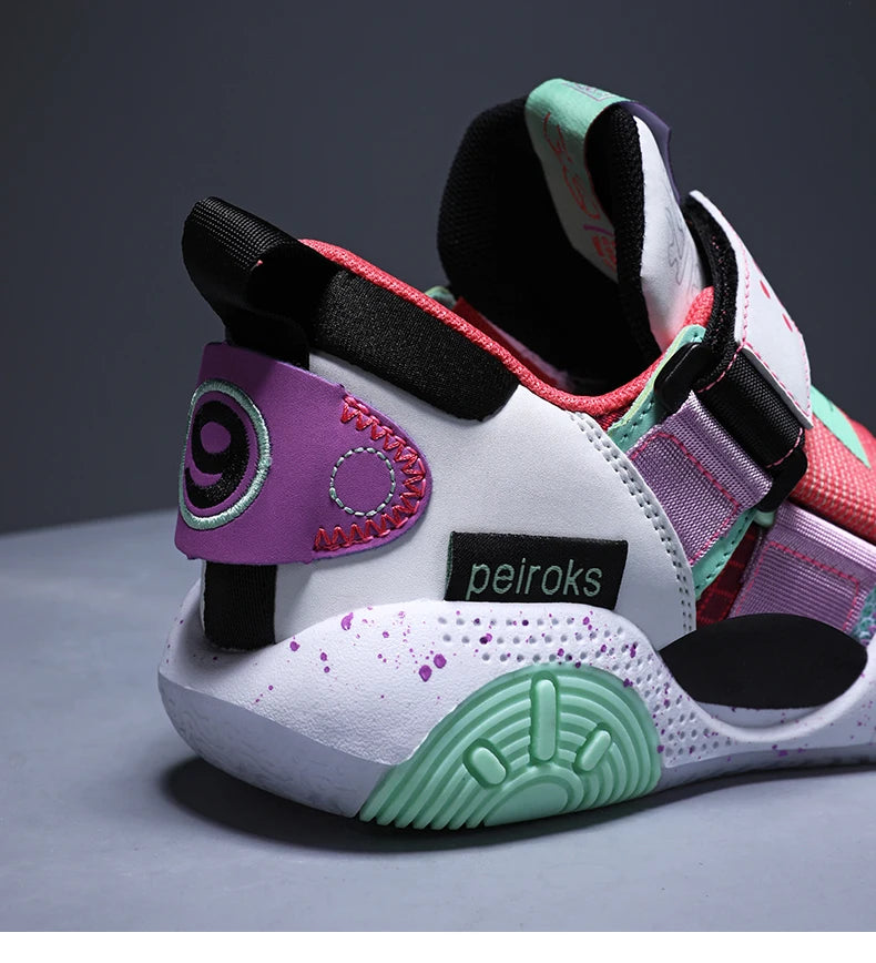 Children's Basketball Shoes For Boys Girls Non-slip Kids Sport Shoes Lightweight Outdoor Sneakers Trainers Footwear Comfortable