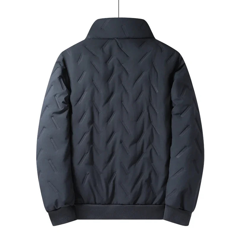 New Men's Windproof Jackets Coats Water-Resistant Casual Zipper Hight Weight Parkas Athletic Outdoor Warm Thick Streetwear