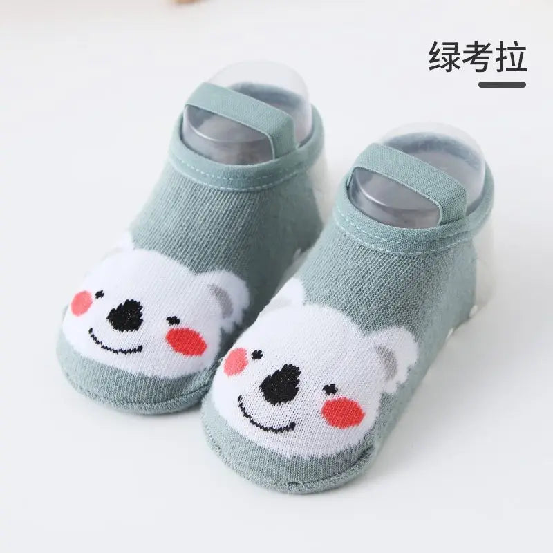 Baby Floor Socks Summer Thin Infant Toddler Socks Breathable Soft-soled Shoes Early Education Socks Indoor Anti-slip Insulation