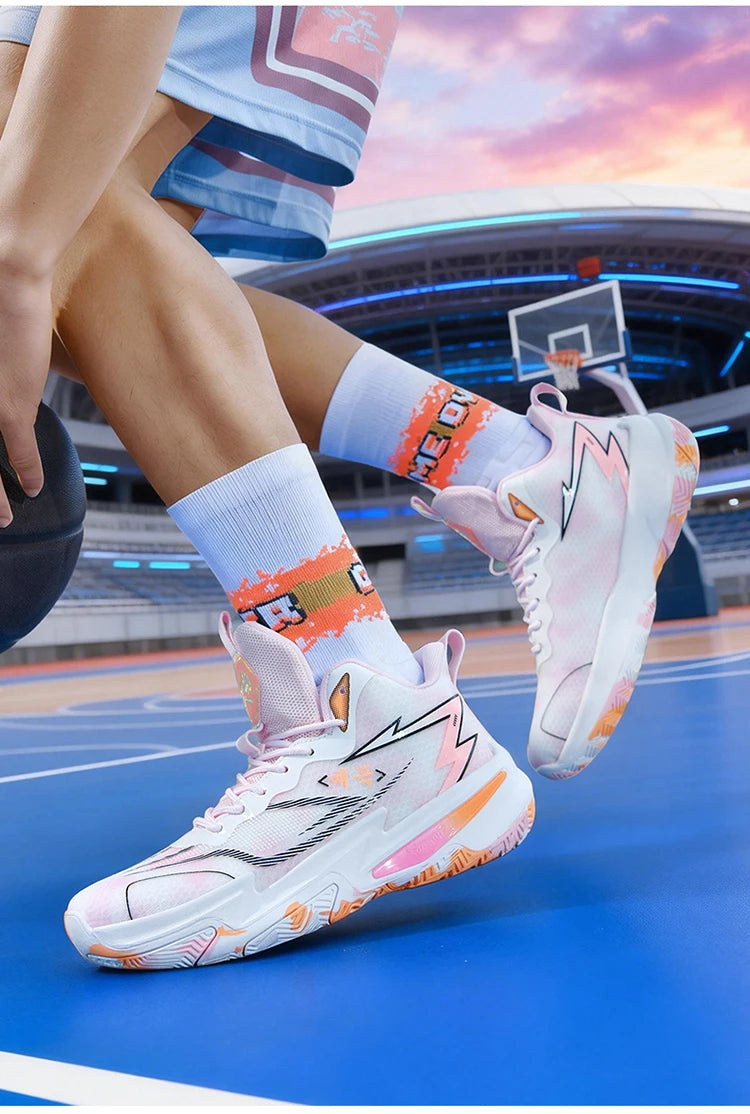 New Men Basketball Shoes Original Breathable Comfortable Non-Slip Training Sports Basketball Sneakers Shoes zapatillas hombre