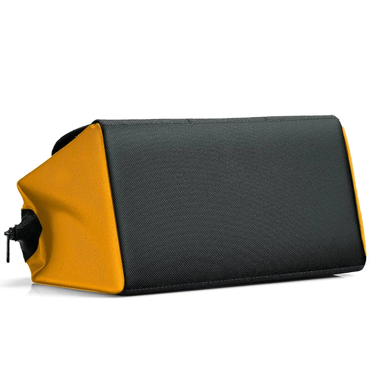 Tool Bag for Men, Heavy Duty Tool Bag Wide Mouth Tote for Various Instrument, Electrician Carpenter Mechanic(Yellow)