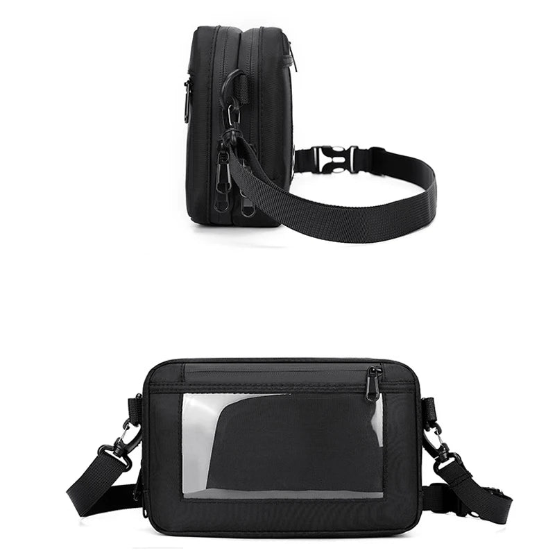 Small Crossbody Bag Men's Shoulder Bags Nylon Strap Handbag Man Waterproof Fanny Pack Handbag Luxury Designer Bags Sling