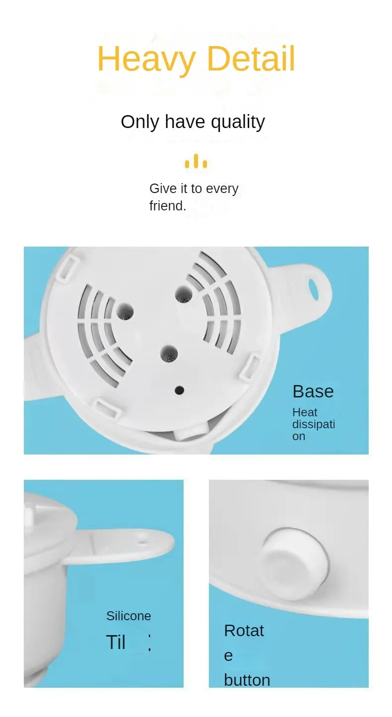 Multi Portable Foldable Pot for Travel Baby Milk Warmer Kettle Electric Cook Hot Pot Water Boiler Porridge Pot for Baby