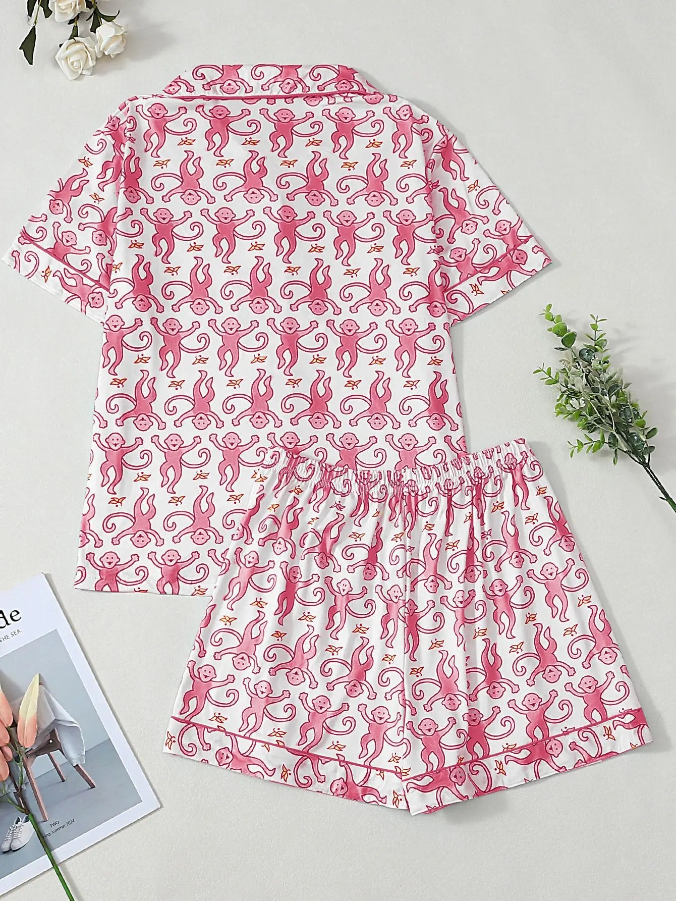 Women's Pajamas With Trousers Sets 2piece Pajamas Set Woman Women's Sexy Underwear Ensemble Pyjama Femme Sleepwear Sleeping Pjs
