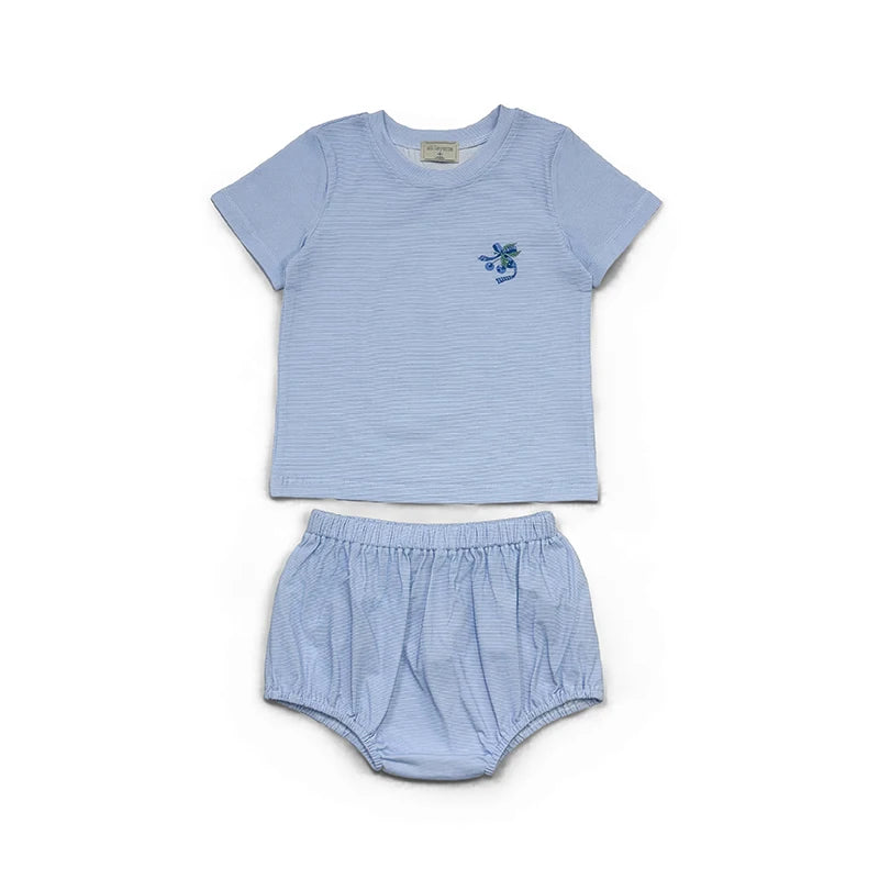 Ali Layette SS26 Striped And Cherry Collection Cotton Family Matching Hat  Blanket Rompers Sets