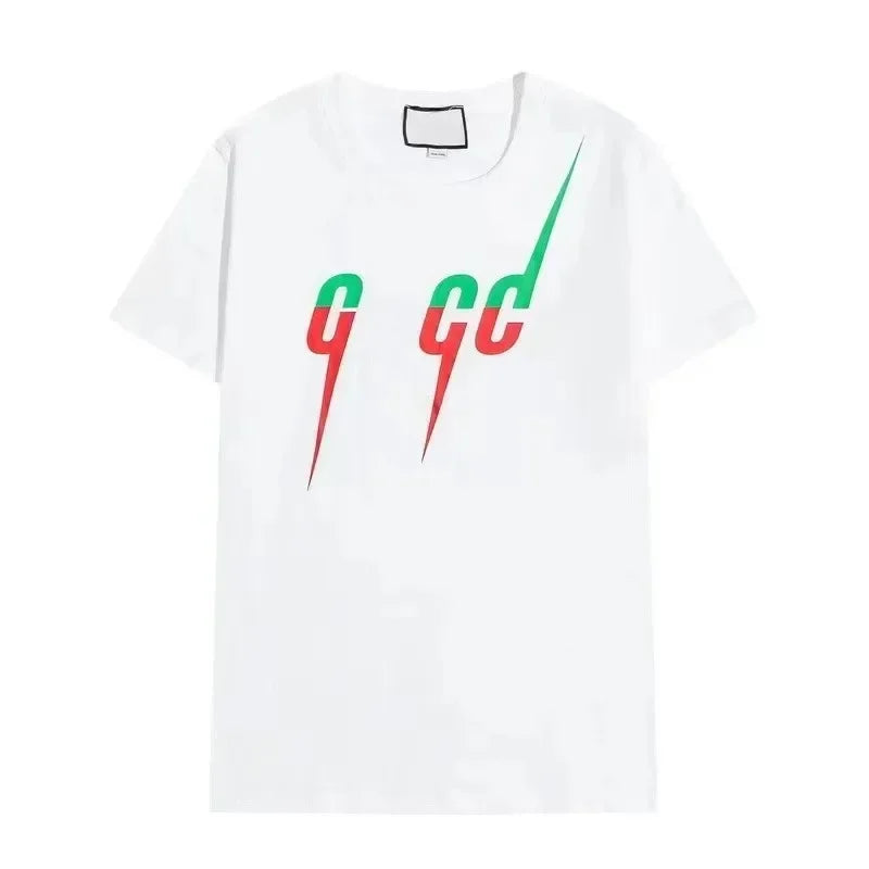 Luxury Print Letter T-Shirt Cotton Men Women Fashion Short Sleeve T Shirts Summer High Quality Tops Tee Designer Brand Clothing