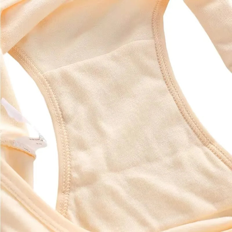 4Pc Teens Teenage Panties Kids Underwear Children Cotton Kids Girls Solid Color Puberty 10-16years