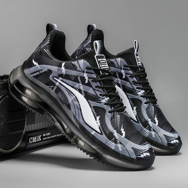 Men's Fashionable Basketball Shoes, with Air Cushioning, Comfortable and Non-Slip, Breathable and Shock-Absorbing,