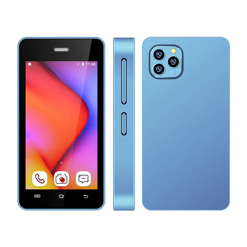 Melrose S9 Pro Super Mini Phones 3Inch Ultra Slim Quad Core 2GB+16GB Mobile Phone 5MP 1000mAh 3G Compact Mini Smartphone Android